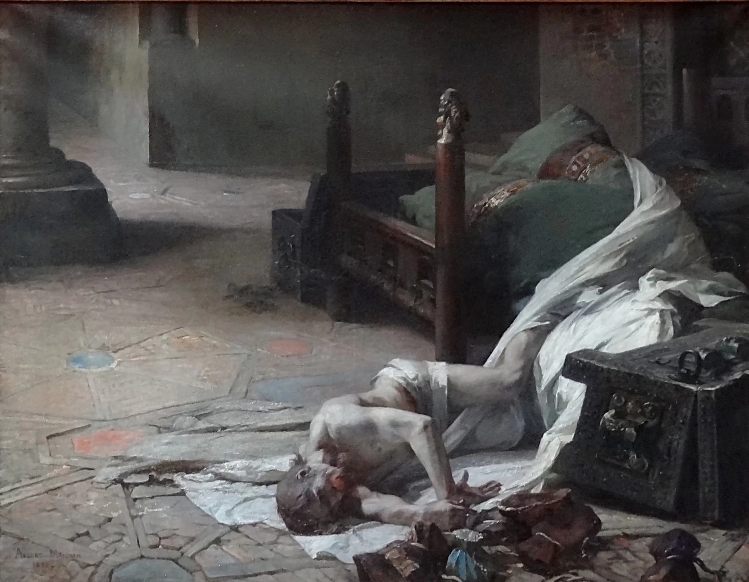Albert Maignan - La morte di Guglielmo il Conquistatore, Musée de Picardie, Amiens